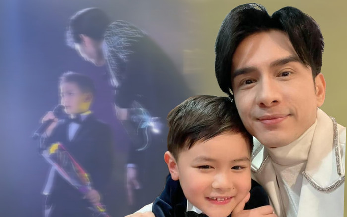 Con trai Đan Trường hát tiếng Việt, song ca cùng bố trên sân khấu: Nhan sắc khiến dân tình 'bấn loạn'! Ảnh 2