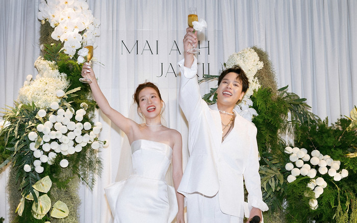 Loạt ảnh nét căng trong đám cưới JayKii và Mai Anh, 1 người đàn ông xúc động bật khóc Ảnh 2