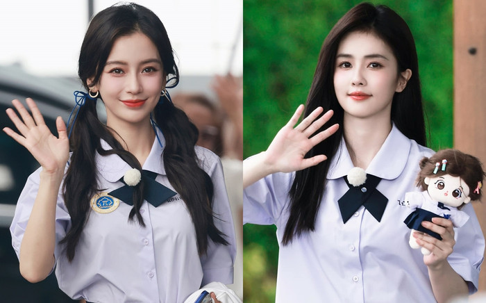 Cùng tạo hình học sinh: Angelababy được khen xinh như búp bê, Bạch Lộc bị lấn át thê thảm Ảnh 2