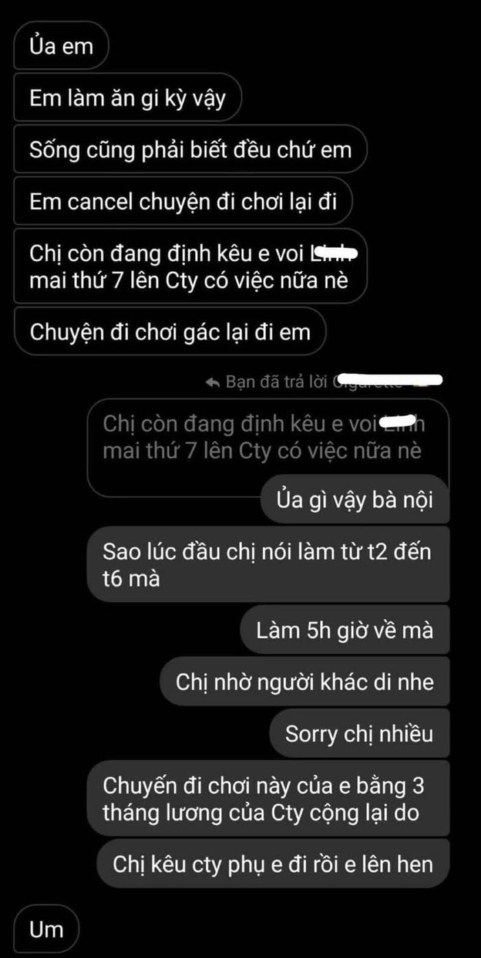 Nữ nhân viên 2K1 bị sa thải vì từ chối lên công ty sửa báo cáo vào ngày thứ 7 Ảnh 2