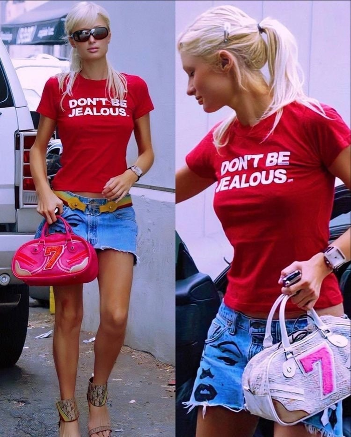 Không Bella Hadid, Paris Hilton mới là bà hoàng của phong cách 'gái quậy' Y2K Ảnh 3