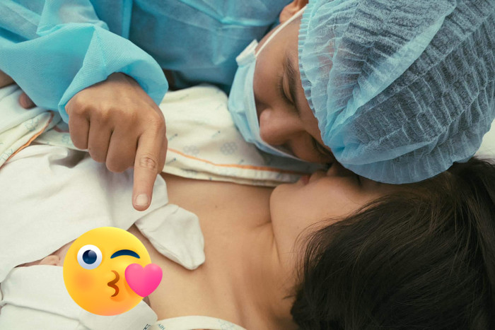 Liêu Hà Trinh và ông xã hạnh phúc chào đón nhóc tỳ đầu lòng.