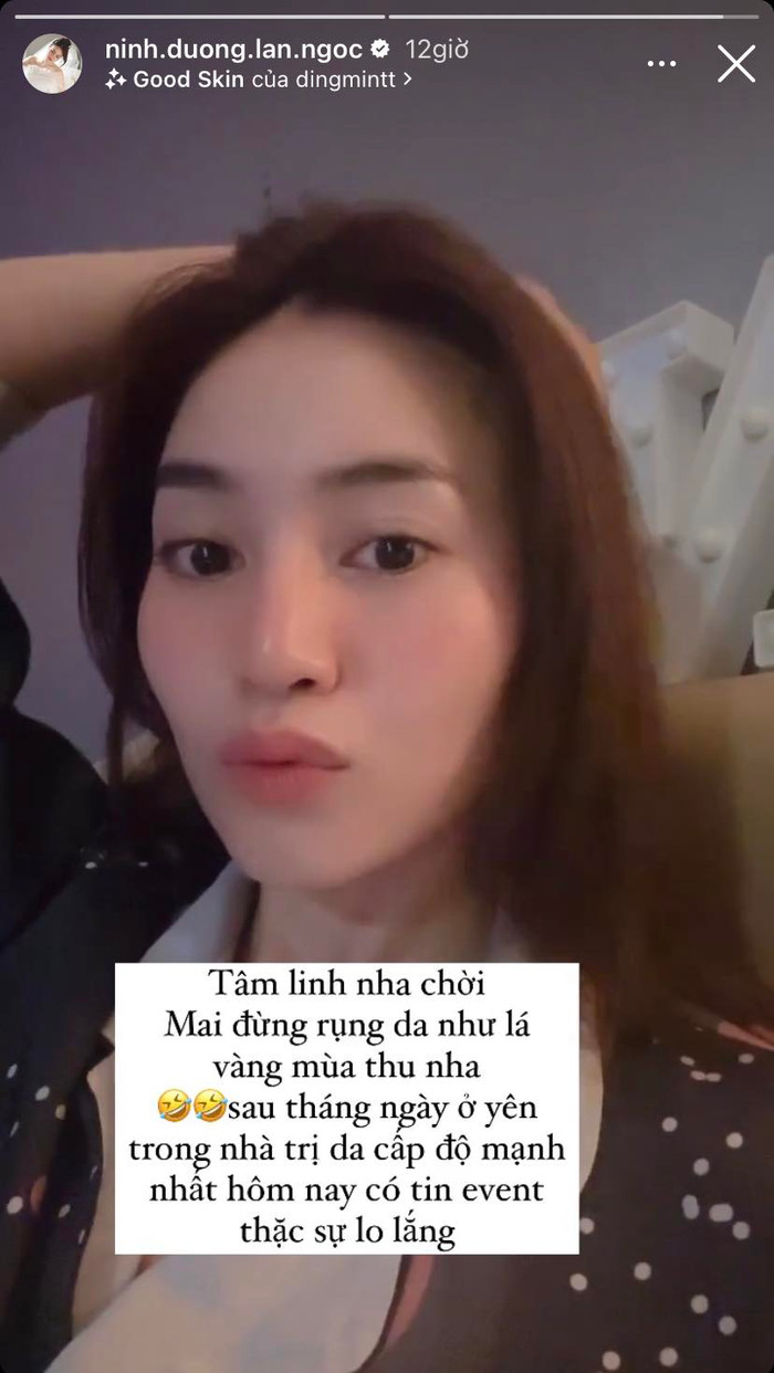  Ninh Dương Lan Ngọc miêu tả bản thân 'rụng da như lá', chuyện gì đây? Ảnh 2