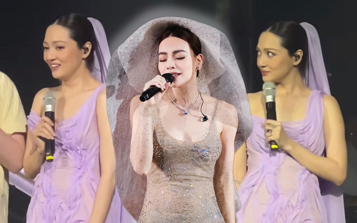 Bảo Anh 'đua theo' Hồ Ngọc Hà đội khăn đi hát, nhưng 'sến súa' khiến fan phát cáu Ảnh 2