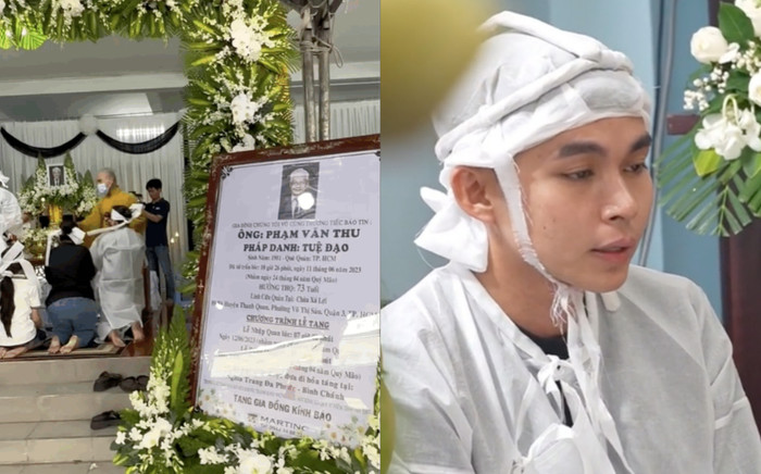 Tang lễ bố Jun Phạm: Không khí lặng lẽ bao trùm, nam ca sĩ lộ diện tiều tuỵ gây xót xa Ảnh 2