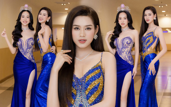 Đỗ Thị Hà thăng hoa cùng á hậu Thùy Linh: Chánh cung đã lên đầm thì đẹp khỏi bàn cãi Ảnh 2