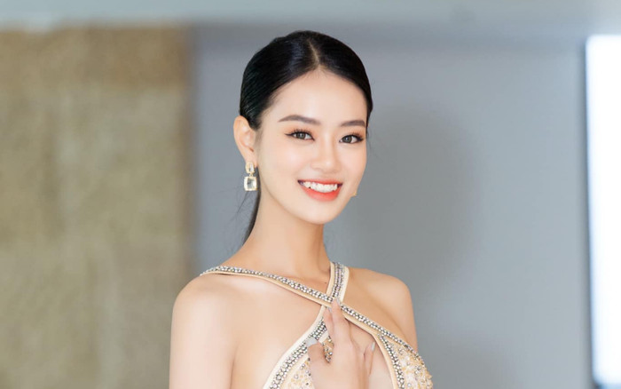 Nhan sắc và học vấn của nữ thủ môn cao gần 1m8 lọt vào chung kết Miss World Việt Nam 2023 Ảnh 2