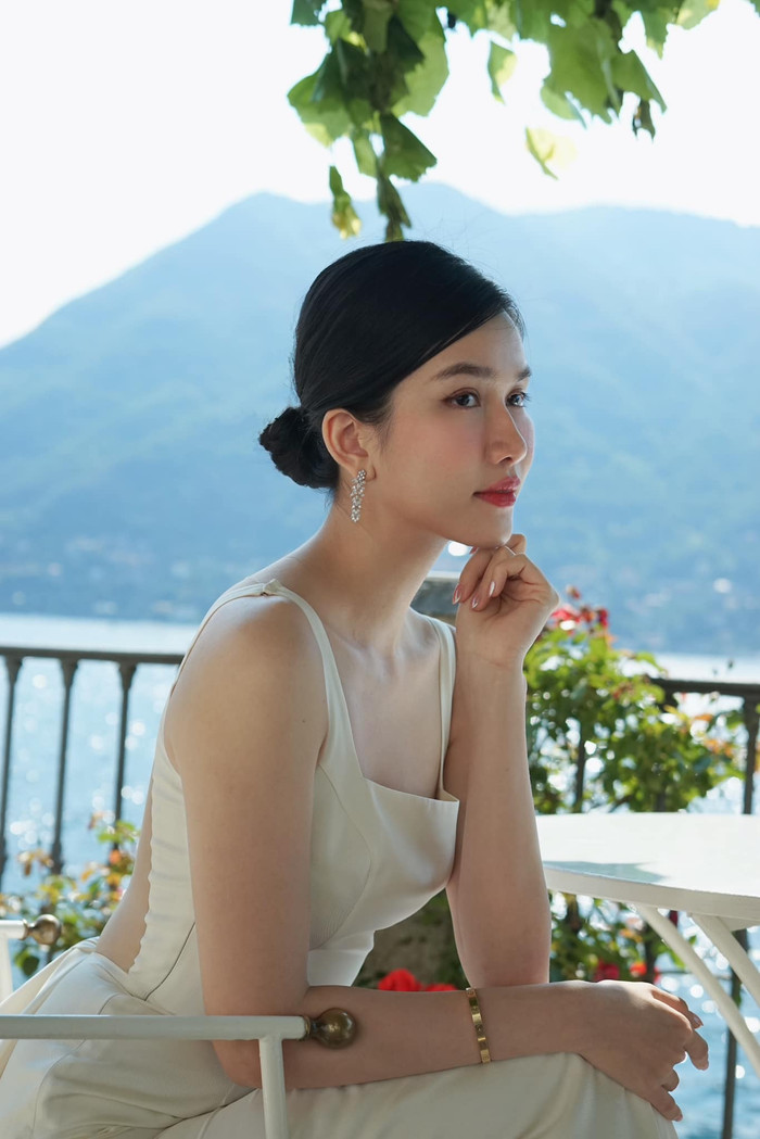  Á hậu Phương Anh khoe ảnh diện váy cưới tại Ý, visual 'cô dâu mới' ra sao? Ảnh 3