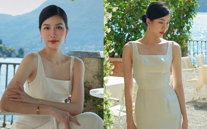 Á hậu Phương Anh khoe ảnh diện váy cưới tại Ý, visual 'cô dâu mới' ra sao? Ảnh 2