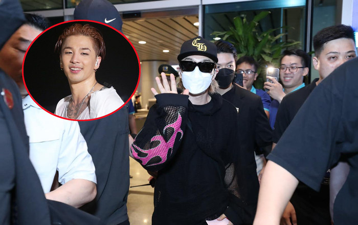 Taeyang (Big Bang) đáp cánh tại Việt Nam nhưng điểm gây chú ý nhất là trang phục Ảnh 2