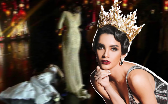 Rộ clip một nàng Hậu bất ngờ ngất xỉu trên sân khấu trong lúc đăng quang, chuyện gì đây? Ảnh 2