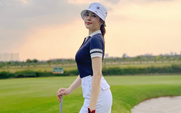 Hot girl Trâm Anh bỏ bóng đá, dành tình yêu cho môn golf Ảnh 2
