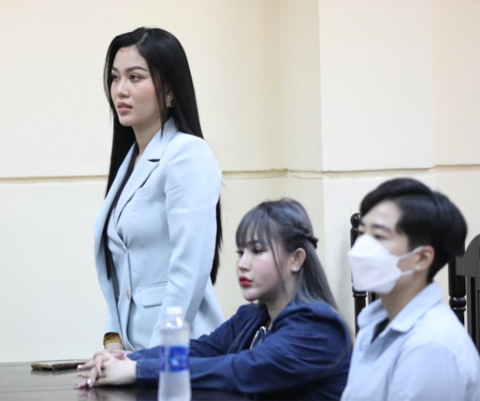 Bị hại Phạm Lệ Khanh tại phiên tòa chiều 16/6