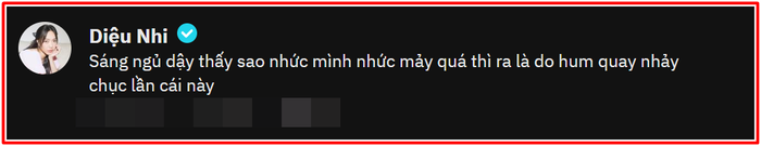 Vắng Anh Tú, Diệu Nhi ê ẩm hết người sau khi nhảy nhót cùng 1 chàng trai khác Ảnh 3