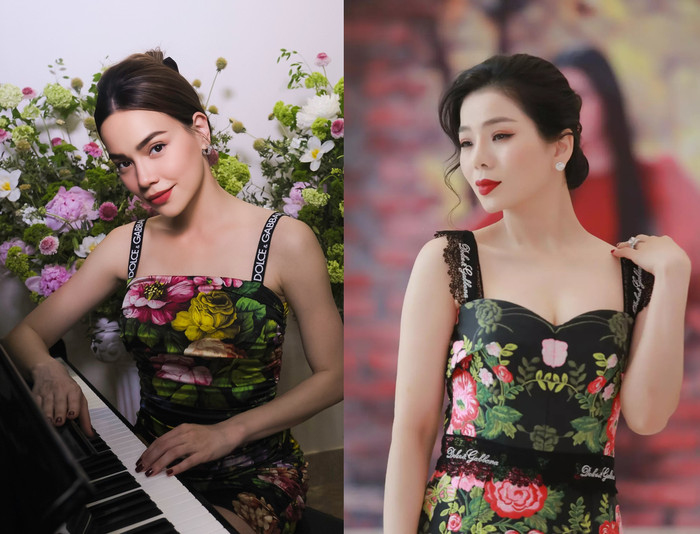 Hồ Ngọc Hà và Lệ Quyên thường xuyên đụng hàng 'chan chát' khiến người hâm mộ không khỏi thích thú. 