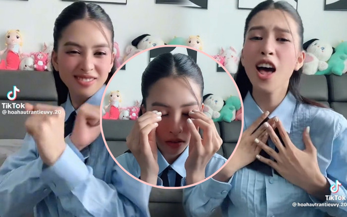 Hoa hậu Tiểu Vy tiếp tục 'gây bão' TikTok: Xứng danh 'chiến thần hủy diệt' trend! Ảnh 2