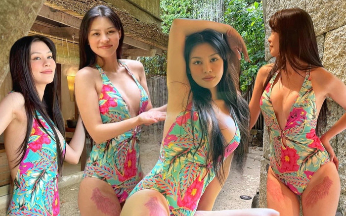 Bùi Lan Hương tuổi 'băm' vẫn nóng bỏng với đường cong quyến rũ, lộ hình xăm gây chú ý Ảnh 2