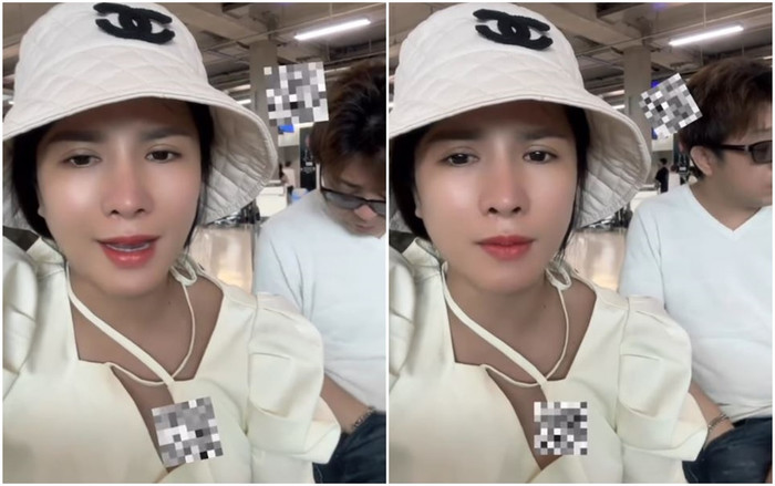Bà Nhân Vlog chia sẻ về sự cố mà vợ chồng cô gặp phải tại sân bay ở Thái Lan