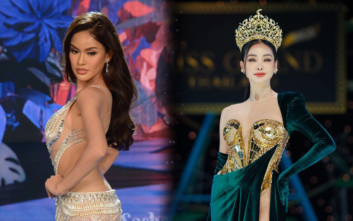 Diện chiếc váy 'phản chủ', thí sinh Hoa hậu Chuyển giới mắc sai lầm hệt Engfa Waraha Ảnh 2