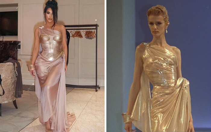 Năm 2019, Kim Kardashian mặc váy Thierry Mugler từ năm 1999.