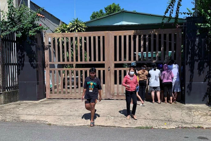 Hiện trường nơi xảy ra vụ án mạng ở ấp 2, xã Hiếu Liêm, huyện Vĩnh Cửu, Đồng Nai. (Ảnh: Tuổi trẻ).