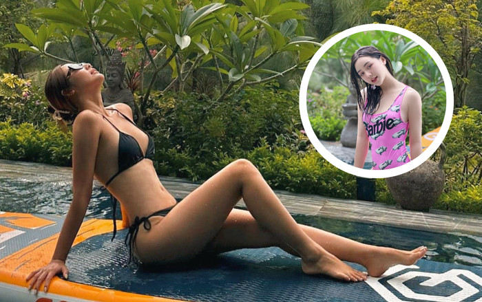 Huyền Lizzie và Quỳnh Kool khi diện bikini: Mỗi người một vẻ, gợi cảm bậc nhất 'vũ trụ VFC' Ảnh 2