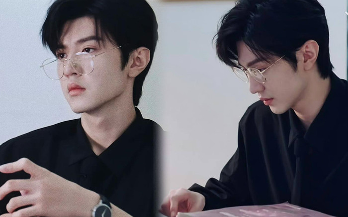 Trần Triết Viễn gây sốt với tạo hình đeo kính ở Vụng Trộm Không Thể Giấu Ảnh 2