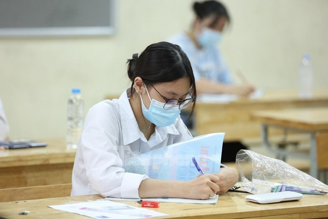 Thí sinh chuẩn bị bước vào kỳ thi tốt nghiệp THPT 2023. Ảnh minh họa