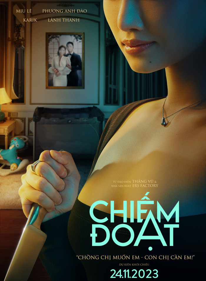 First look của phim điện ảnh chiếm đoạt, với sự xuất hiện của Miu Lê.