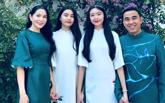 Hôn nhân 2 thập kỉ của MC Quyền Linh và vợ: Chưa từng ngủ chung giường, nhan sắc 2 ái nữ 'gây bão' Ảnh 2