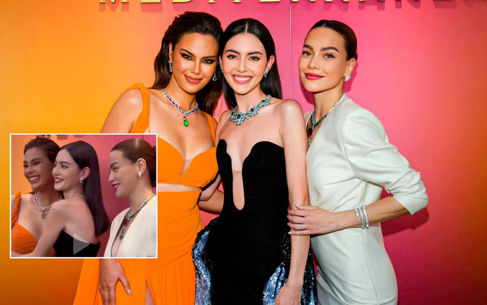 Xôn xao khoảnh khắc Hồ Ngọc Hà bị 'quăng cục lơ' khi chụp ảnh chung với 2 mỹ nhân quốc tế Ảnh 2