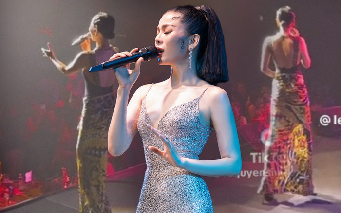 Lệ Quyên bị 'quay lén' từ trong cánh gà sân khấu, phong độ có bị giảm sút? Ảnh 2