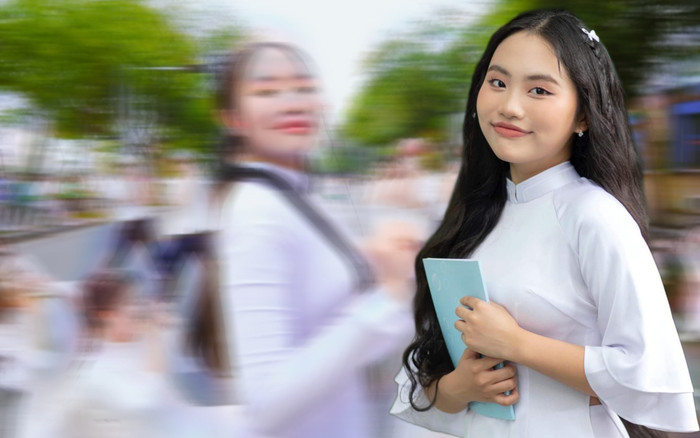 Phương Mỹ Chi diện áo dài nhảy nhót giữa đường, phản ứng người dân xung quanh ra sao? Ảnh 2