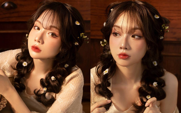 Nhan sắc đẹp tựa nàng thơ của nữ chính bước ra từ show hẹn hò Ảnh 2