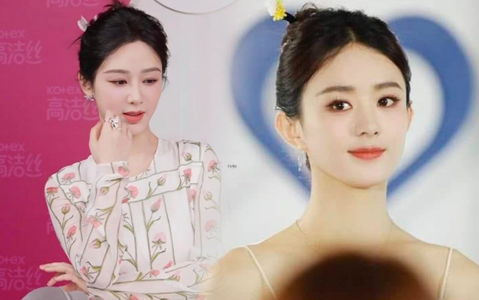 Dương Tử 'thoát mác' thảm hoạ thời trang nhờ tạo hình mới nhưng vẫn bị soi sao chép Triệu Lệ Dĩnh Ảnh 2