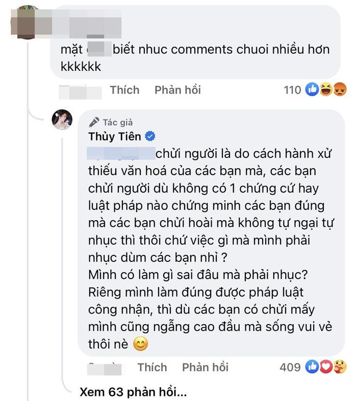  Bị netizen 'đá xéo', Thuỷ Tiên đáp trả: 'Các bạn có chửi mình cũng ngẩng cao đầu' Ảnh 2