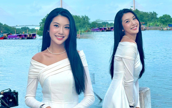 Á hậu Thúy Vân đẹp tinh khôi như một áng mây trắng: SBD 218 năm nào vẫn khiến fan rạo rực Ảnh 2