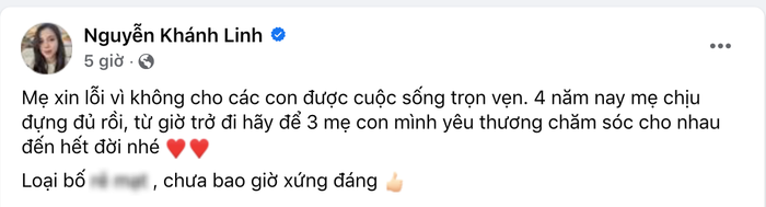 Bài viết của Khánh Linh khiến dân tình xôn xao.