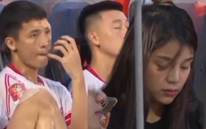 Vợ Bùi Tiến Dũng xuất hiện ở khán đài ủng hộ chồng thi đấu, thái độ ra sao? Ảnh 2