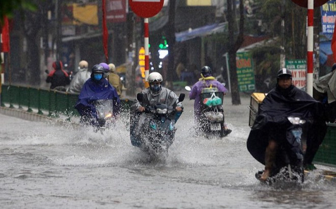 Mưa kéo dài nhiều ngày ở miền Bắc Ảnh 2