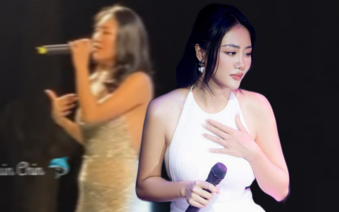 Diện váy sexy đi hát, Văn Mai Hương lại gây xôn xao khi để lộ bụng to bất thường Ảnh 2