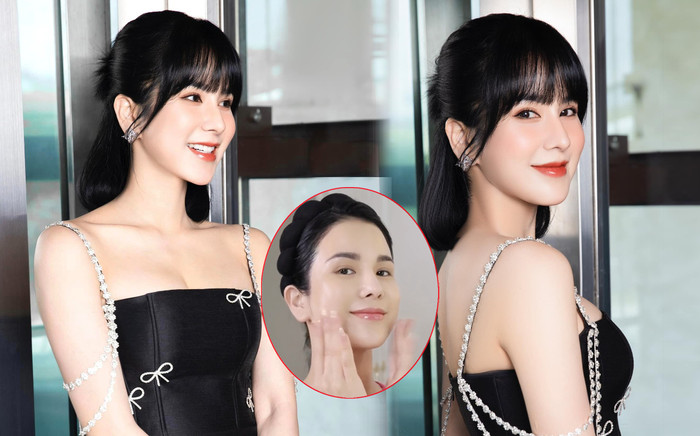 Mặt mộc 'mướt căng' của Diệp Lâm Anh gây sốt, U40 đẹp bất bại trước thời gian Ảnh 2