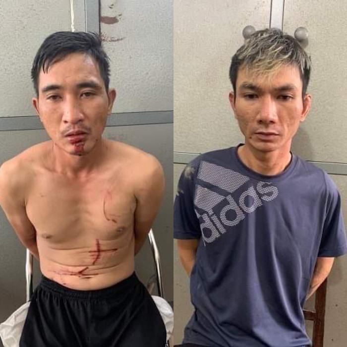 Hai đối tượng Nguyễn Văn Doanh (trái) và Lương Văn Đạt (phải) hiện đã bị bắt giữ.&nbsp;