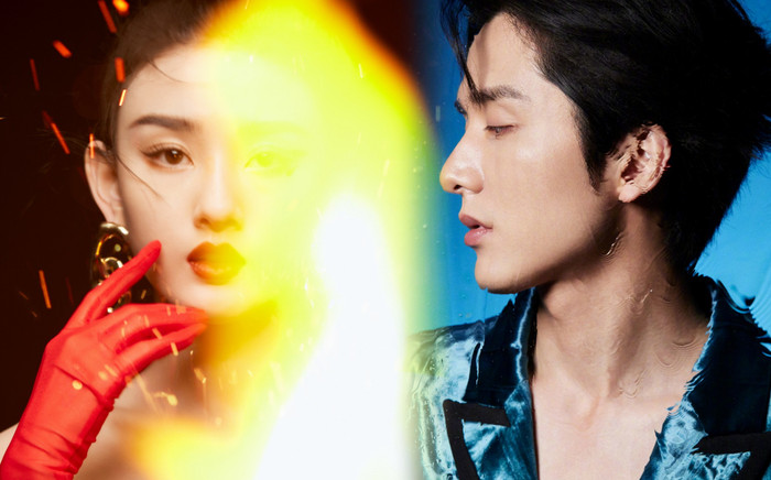 Tống Tổ Nhi diện tông đỏ cuốn hút, công khai 'đối đầu' Trương Tân Thành Ảnh 2