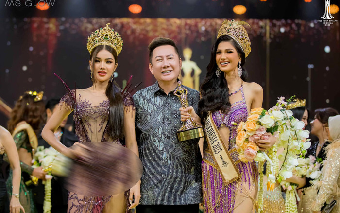 Người kế nhiệm Engfa Waraha ăn mặc gây 'nhức mắt' tại chung kết Miss Grand Indonesia 2023 Ảnh 2