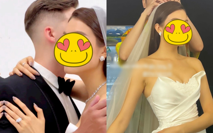 Á hậu Vbiz tung ảnh cưới, danh tính chú rể gây bất ngờ Ảnh 2