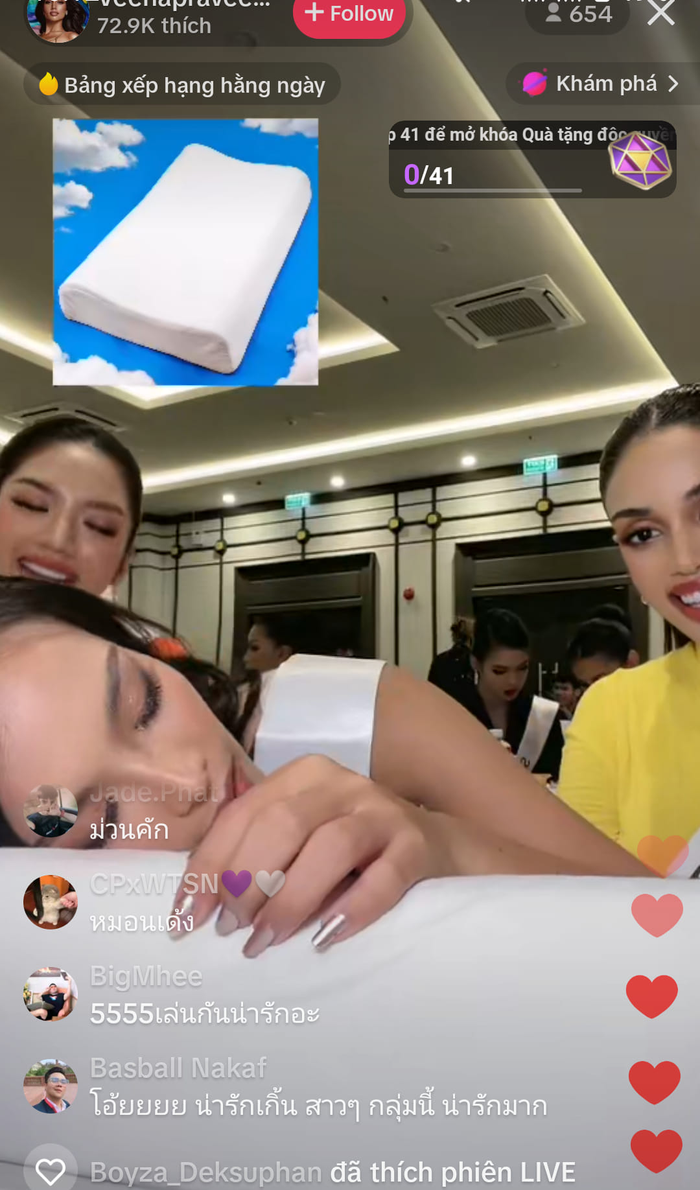 Thí sinh Miss Universe Thailand livestream bán hàng, 'chợ' khác gì Miss Grand? Ảnh 1