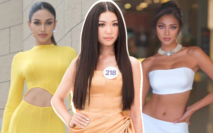 Thí sinh HH Hoàn vũ Thái Lan 'xuất hiện như celeb', nghĩ mà buồn cho Thúy Vân! Ảnh 2