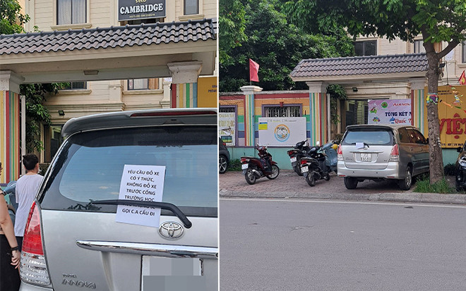 Đậu ôtô chắn ngang cổng trường mầm non, tài xế 'tái mặt' trước mẩu giấy nhắn gửi Ảnh 2
