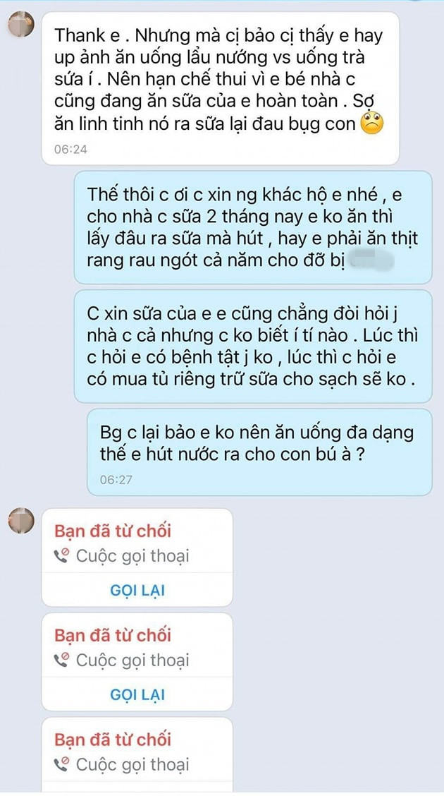 Đi xin sữa cho con nhưng lại 'lên lớp' người khác, người mẹ trẻ nhận kết đắng Ảnh 2